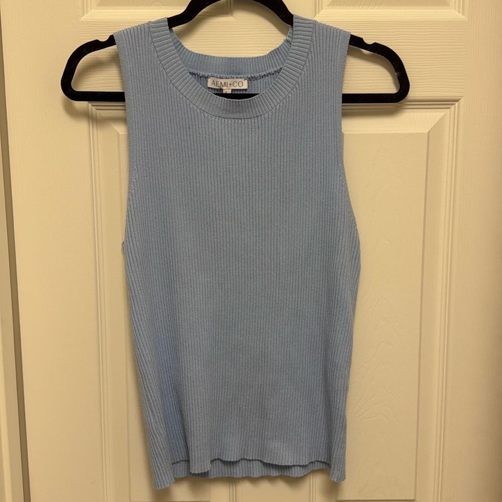 Aemi & Co ribbed knit tank